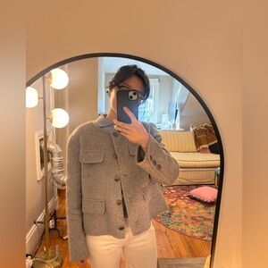 Gray Wool blazer/ jacket